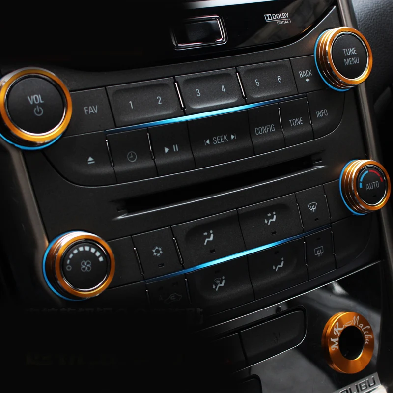 5/6pc For Chevrolet Malibu 2012-2017 Aluminium alloy Air conditioning headlight switch knob Decorative cover
5/6pc For Chevrolet Malibu 2012-2017 Aluminium alloy Air conditioning headlight switch knob Decorative cover