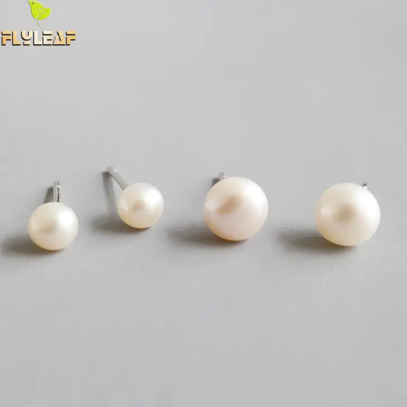 Flyleaf 6mm Freshwater Pearls Stud Earrings For Women 925 Sterling Silver Student Girl Fashion Jewelry
Flyleaf 6mm Freshwater Pearls Stud Earrings For Women 925 Sterling Silver Student Girl Fashion Jewelry