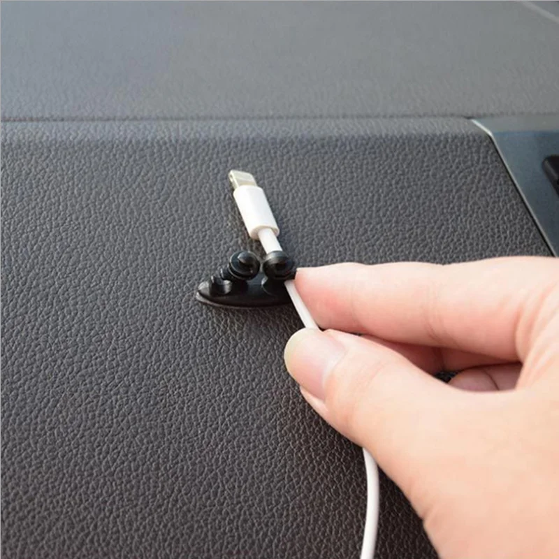 Car Wire Holder Clip Stickers For Toyota Camry Highlander RAV4 Crown Reiz Corolla Vios Yaris L | Автомобили и мотоциклы
