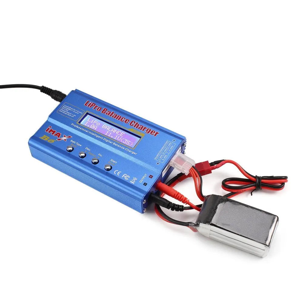 Original iMAX B6 80W 6A Lipo NiMh Li-ion Ni-Cd RC Balance Charger 10W2A Discharger with 15V/6A AC/DC Adapter for RC ModelBattery
Original iMAX B6 80W 6A Lipo NiMh Li-ion Ni-Cd RC Balance Charger 10W2A Discharger with 15V/6A AC/DC Adapter for RC ModelBattery