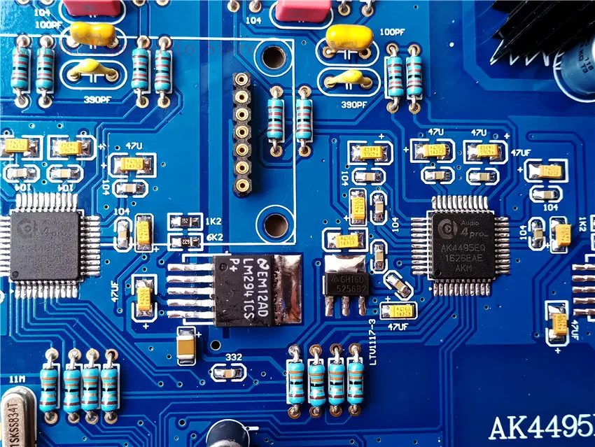 Q4 Dual AK4495 AK4495EQ AK4495SEQ Parallel Audio DAC with LME49710HA Assembled Board
Q4 Dual AK4495 AK4495EQ AK4495SEQ Parallel Audio DAC with LME49710HA Assembled Board