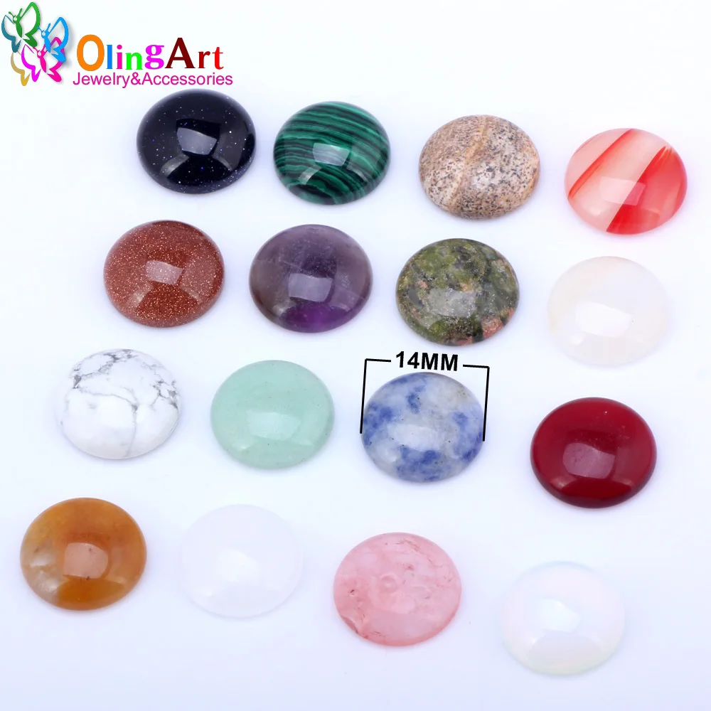 OlingArt 14 мм 6 шт./лот полудрагоценные камни кольцо полукруговые плоские случайные смешанные цвета DIY ювелирные изделия
OlingArt 14 мм 6 шт./лот полудрагоценные камни кольцо полукруговые плоские случайные смешанные цвета DIY ювелирные изделия