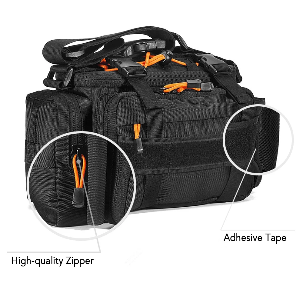 Lixada Multifunctional Fishing Reel Lure Bag 15.5 * 7.5 * 8inch Outdoor Fishing Lures Gear Utility Storage Bag Shoulder Bag
Lixada Multifunctional Fishing Reel Lure Bag 15.5 * 7.5 * 8inch Outdoor Fishing Lures Gear Utility Storage Bag Shoulder Bag