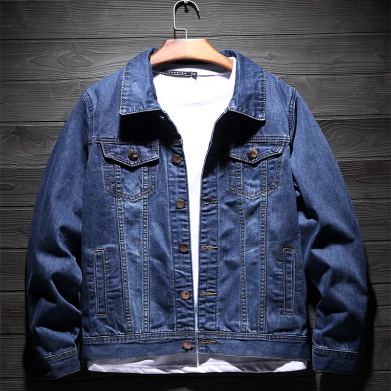 Mens Blue Cotton Jeans Jacket Fashion Men Denim Jacket Spring Autumn Thin Cowboy Casual Coat Male Slim Outerwear Brand Clothing
Mens Blue Cotton Jeans Jacket Fashion Men Denim Jacket Spring Autumn Thin Cowboy Casual Coat Male Slim Outerwear Brand Clothing