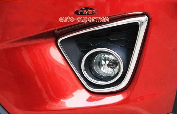 4PCS S.Steel Front Fog Light Lamp cover trims Chrome FOR Mazda CX5 CX-5 2013 2014
4PCS S.Steel Front Fog Light Lamp cover trims Chrome FOR Mazda CX5 CX-5 2013 2014