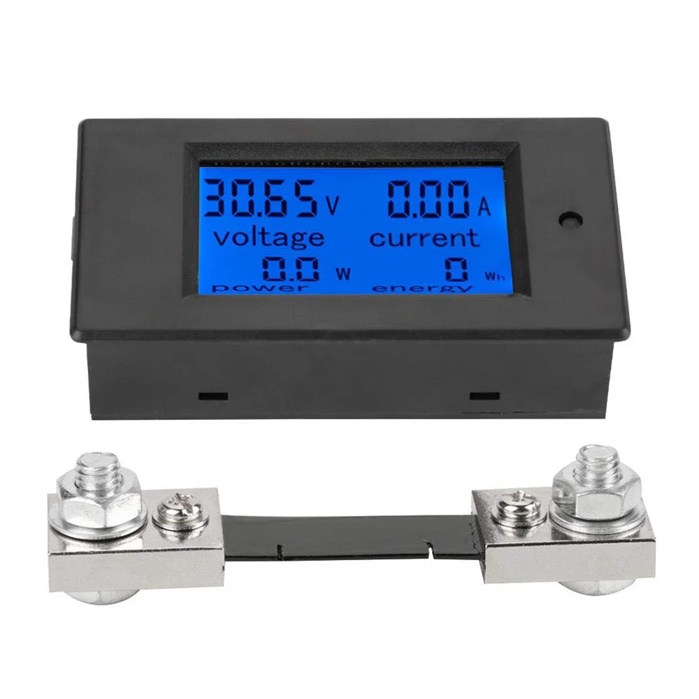 DC Power Multimeter 6.5-100V 50A/75mV Volt Current KWh Watt Panel Display Digital Current Voltage Power Meter Ammeter Voltmeter
DC Power Multimeter 6.5-100V 50A/75mV Volt Current KWh Watt Panel Display Digital Current Voltage Power Meter Ammeter Voltmeter