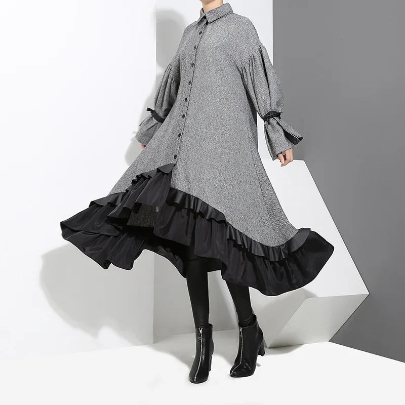 Spring 2009 New Women's Wear Temperament Dress Loose Lotus Leaf Side Shirt Skirt black dress maxi dress dress women
Spring 2009 New Women's Wear Temperament Dress Loose Lotus Leaf Side Shirt Skirt black dress maxi dress dress women