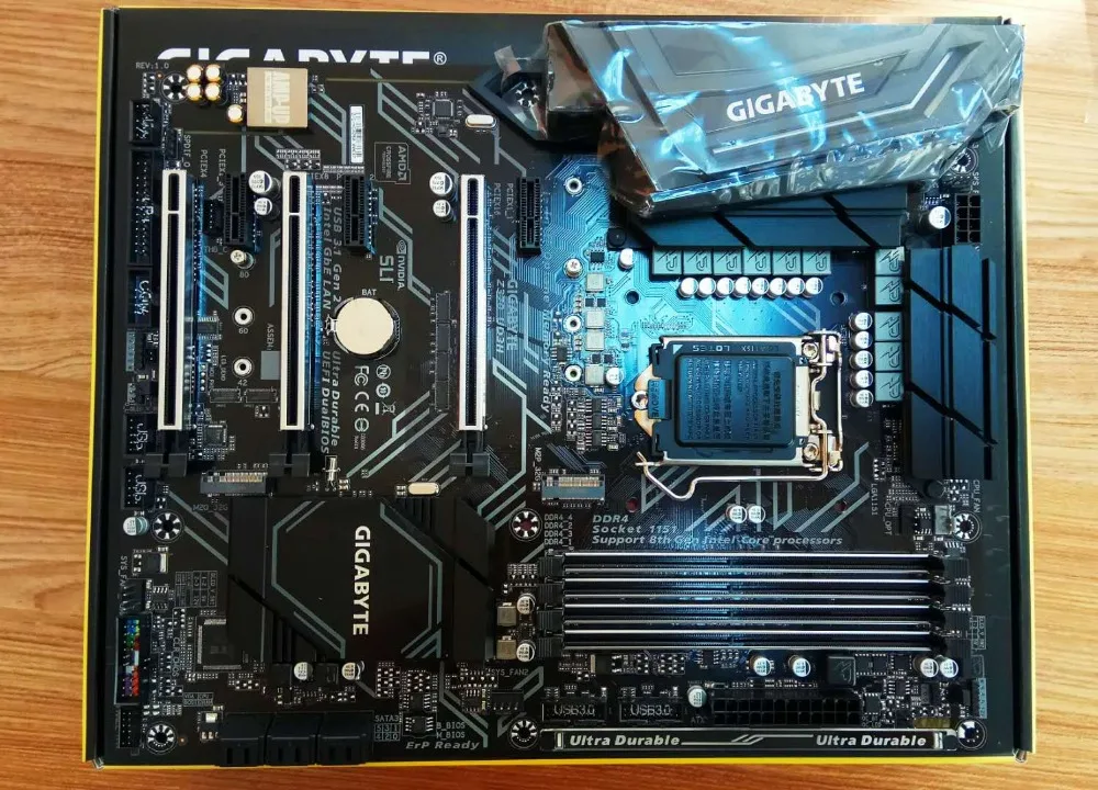 Материнская плата для Gigabyte GA-Z370 UD3H Z370 LGA1151 DDR4 поддержка i3 8100 i5 8500 I7 8700 | Компьютеры и