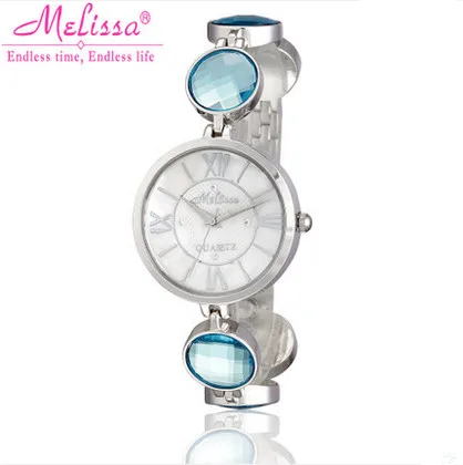 New Stylish MELISSA Bracelet Watch Elegant Women Candy Color Crystals Wrist watch Imported Quartz Dress Reloj Montre Femme F8109
New Stylish MELISSA Bracelet Watch Elegant Women Candy Color Crystals Wrist watch Imported Quartz Dress Reloj Montre Femme F8109