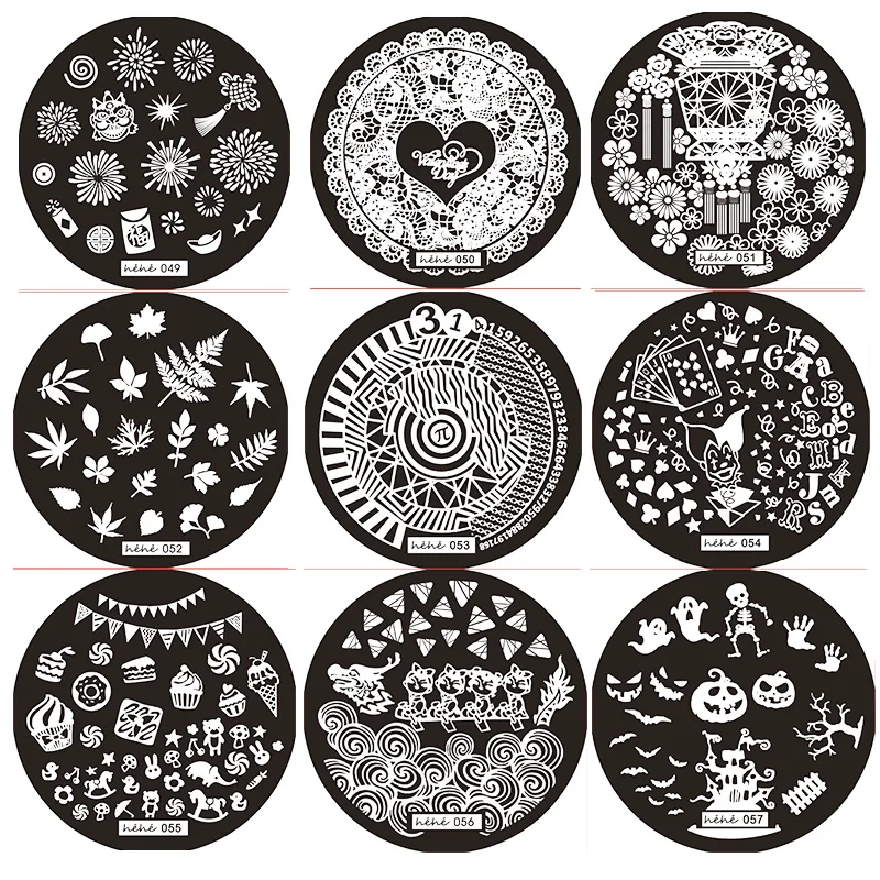1 Pcs 12 Designs Nail Stamping Plate (5.5*5.5cm) lantern,Leaves,Halloween Nail Stamper Nail Art Tools Manicure Accessories #hehe
1 Pcs 12 Designs Nail Stamping Plate (5.5*5.5cm) lantern,Leaves,Halloween Nail Stamper Nail Art Tools Manicure Accessories #hehe