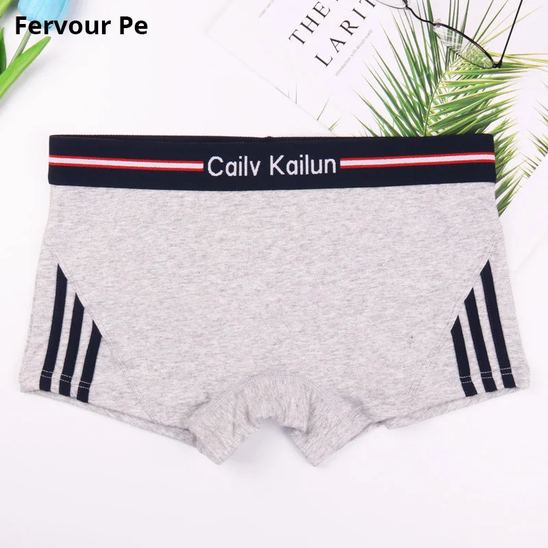 Fervour pe woman Cotton Underwear Women Panties handsome neutral Boyshort Stripe broadside shorts A19041
Fervour pe woman Cotton Underwear Women Panties handsome neutral Boyshort Stripe broadside shorts A19041