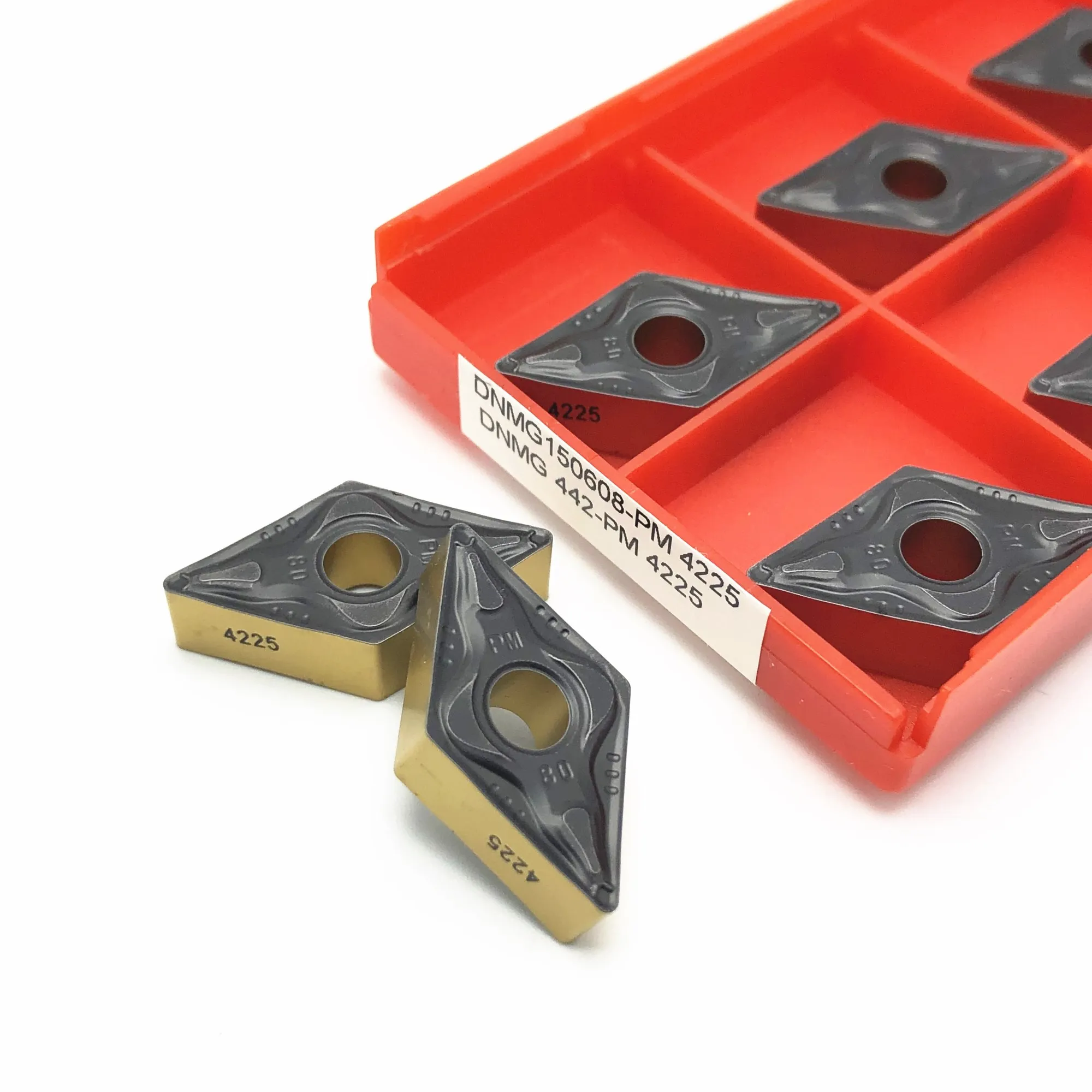 10PCS New High quality carbide inserts DNMG150608 PM 4225 external metal turning tools CNC parts turning tools lathe tool
10PCS New High quality carbide inserts DNMG150608 PM 4225 external metal turning tools CNC parts turning tools lathe tool