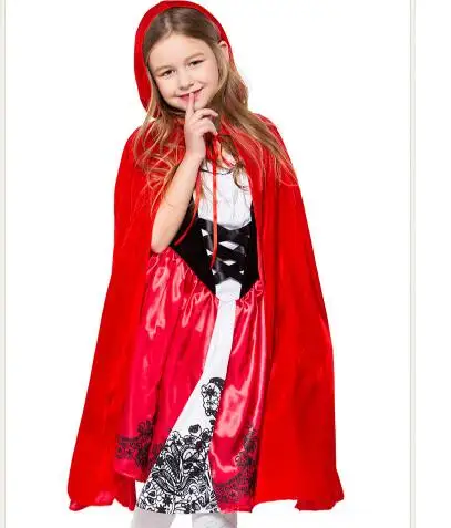 New high quality Little Red Riding Hood cosplay costume princess halloween fancy dress clothing for Kids girl whole set
New high quality Little Red Riding Hood cosplay costume princess halloween fancy dress clothing for Kids girl whole set