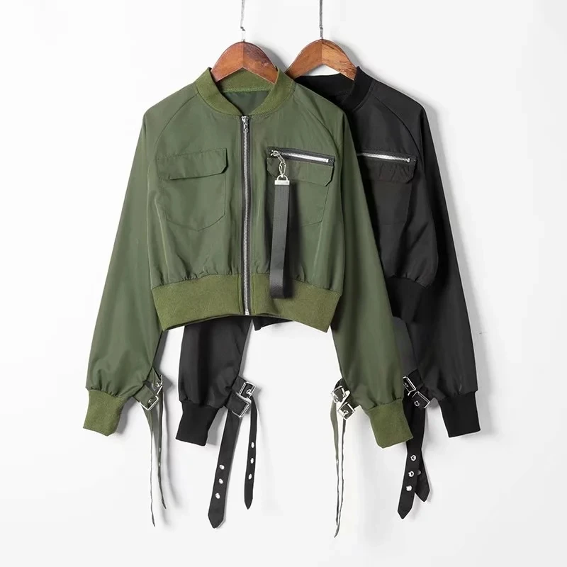 Autumn women Casual basic Thin jacket ladies zipper Long Sleeve Flight Jacket Short Coat Outwear chaquetas
Autumn women Casual basic Thin jacket ladies zipper Long Sleeve Flight Jacket Short Coat Outwear chaquetas