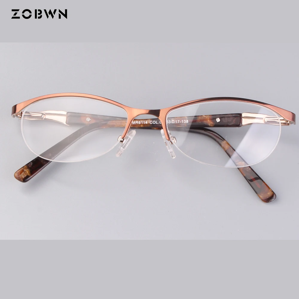 ZOBWN Mix samples sale classic half rim oculos de grau feminino glasses women eyeglasses butterfly shape lens myopia lens gafa
ZOBWN Mix samples sale classic half rim oculos de grau feminino glasses women eyeglasses butterfly shape lens myopia lens gafa
