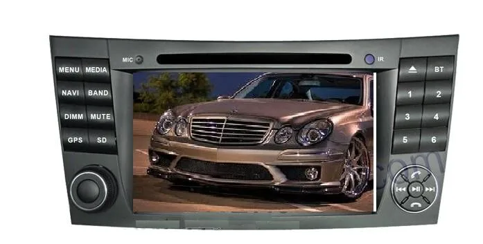 7 дюймовый 2 din Автомобильный dvd плеер для Benz W211 с gps навигация радио стерео bluetooth