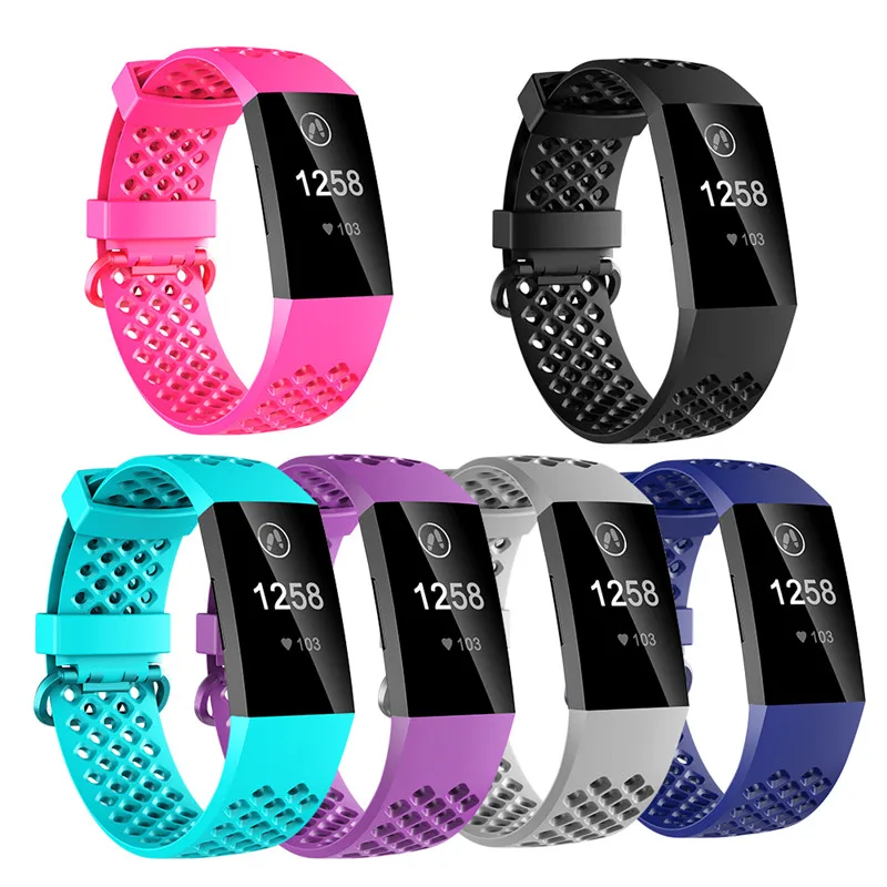 Fitness Bands For Fitbit Charge 3 Charge 4 Breathable Silicone Wrist Strap Sport Bracelet For Outdoor Activity Smart Accessory
Fitness Bands For Fitbit Charge 3 Charge 4 Breathable Silicone Wrist Strap Sport Bracelet For Outdoor Activity Smart Accessory