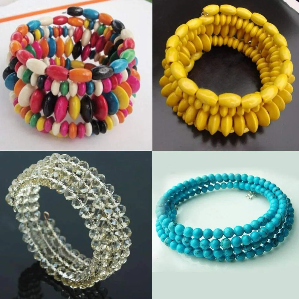100 Loop Jewelry Wire Memory bracelet Beading Alloy Wire Cuff Bangle Bracelet Jewelry Findings for Wire Wrap Jewelry Making
100 Loop Jewelry Wire Memory bracelet Beading Alloy Wire Cuff Bangle Bracelet Jewelry Findings for Wire Wrap Jewelry Making
