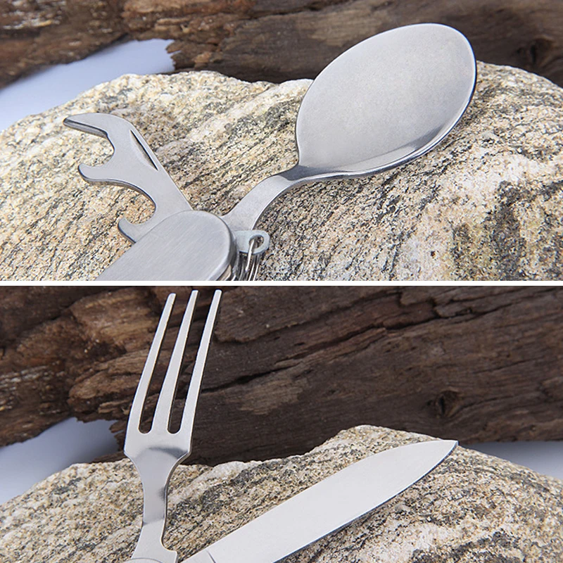 Multi-Function Tablewares 3 in1 Foldable Fork Spoon Portable Outdoor Travel Picnic Stainless Utensil Kitchen Dining Accessories
Multi-Function Tablewares 3 in1 Foldable Fork Spoon Portable Outdoor Travel Picnic Stainless Utensil Kitchen Dining Accessories