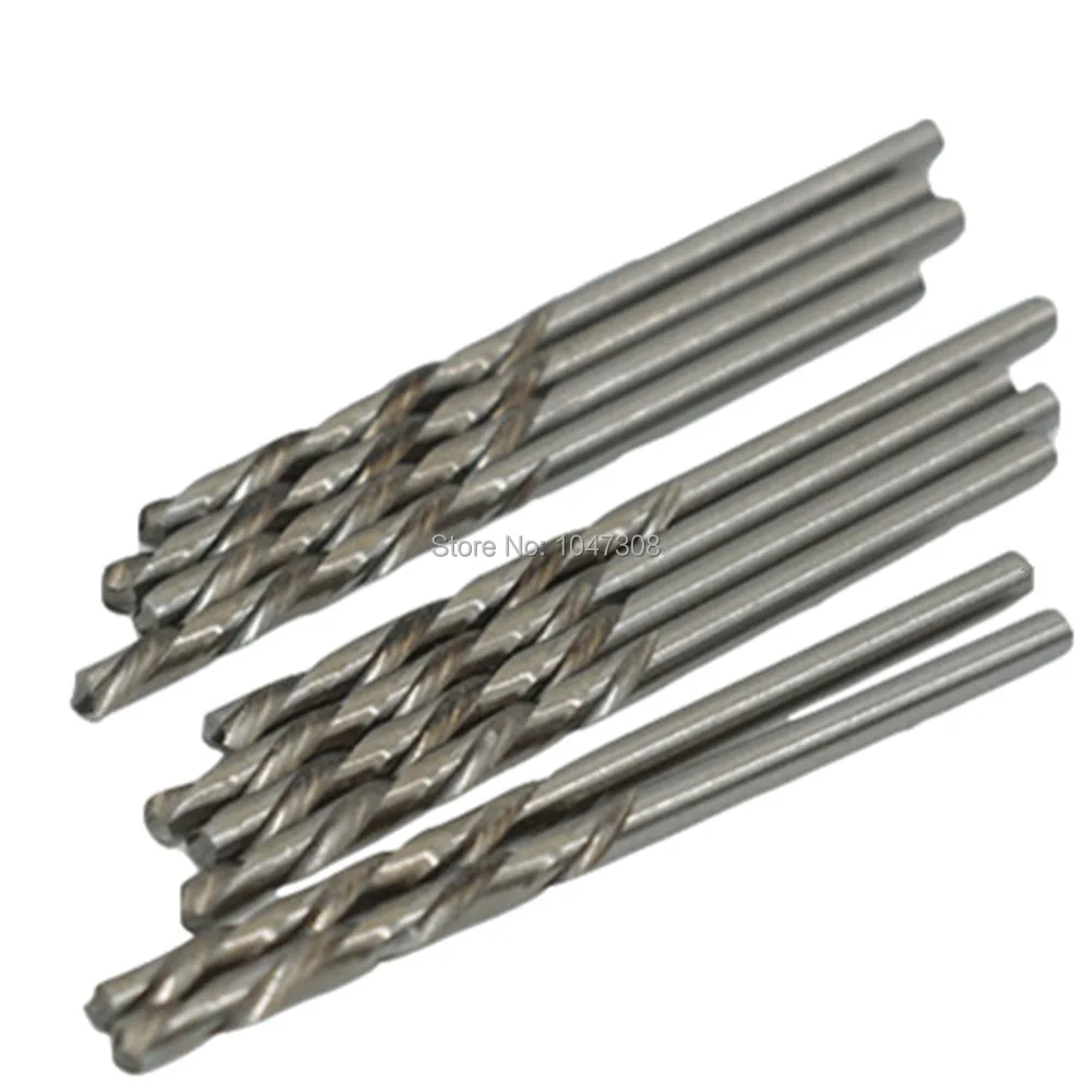 10pcs 0.6/0.8/1/1.5/2mm/2.3/2.4/2.5/3mm HSS Twist Drill Bits Metal Wood Plastic Cutting Drilling
10pcs 0.6/0.8/1/1.5/2mm/2.3/2.4/2.5/3mm HSS Twist Drill Bits Metal Wood Plastic Cutting Drilling