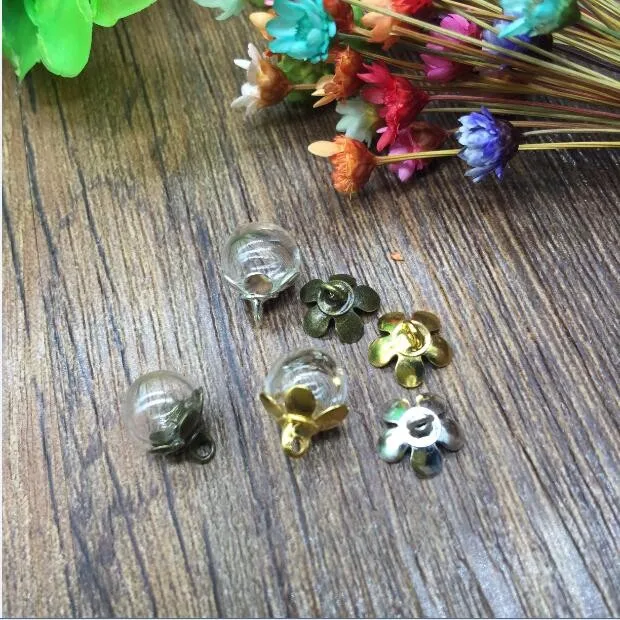 100sets 8*3mm ball shape glass globe with five Petal flower beads cap glass vial pendant jewelry accessories necklace pendant
100sets 8*3mm ball shape glass globe with five Petal flower beads cap glass vial pendant jewelry accessories necklace pendant