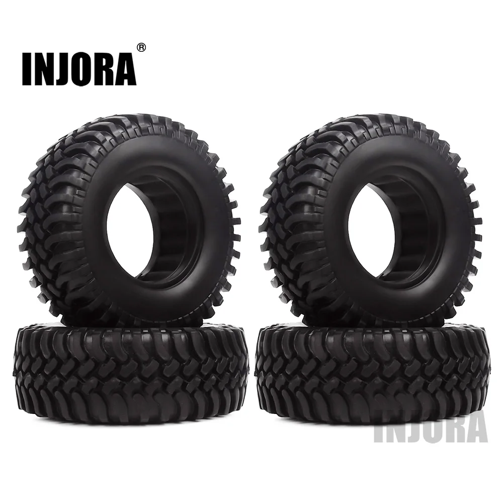 INJORA 4PCS 100MM Rubber 1.9 Wheel Tires for 1:10 RC Crawler Car Axial SCX10 AXI03007 D90 D110 Tamiya CC01
INJORA 4PCS 100MM Rubber 1.9 Wheel Tires for 1:10 RC Crawler Car Axial SCX10 AXI03007 D90 D110 Tamiya CC01
