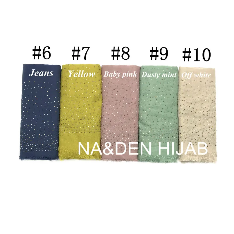 1PC Hot sale oversize plain solid tassels hot diamonds studs cotton women hijab scarf muslim gorgeous bandana 10 colors
1PC Hot sale oversize plain solid tassels hot diamonds studs cotton women hijab scarf muslim gorgeous bandana 10 colors