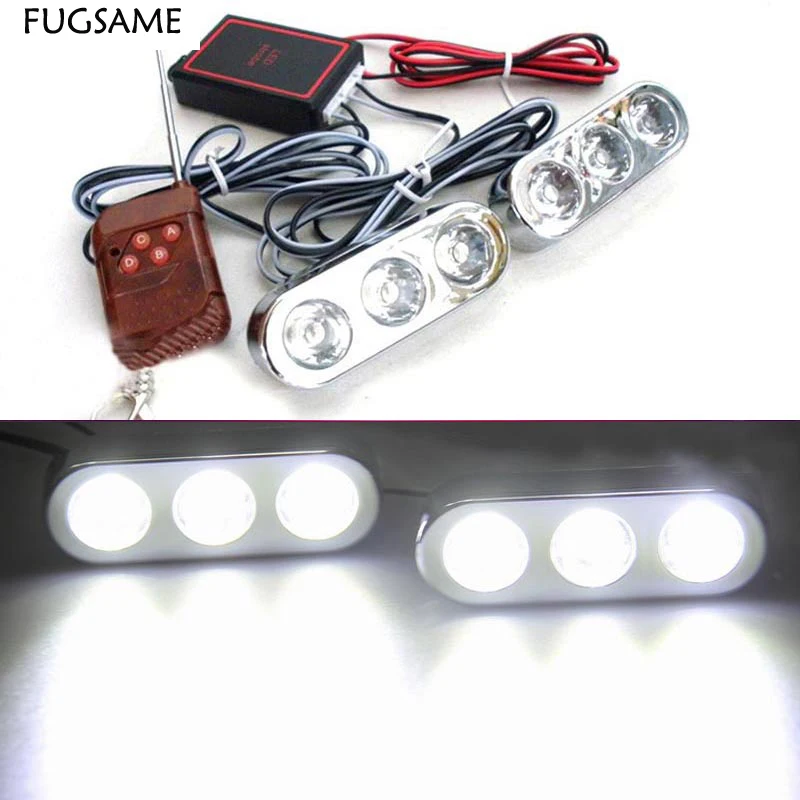 3*2 6LED strobe flash light/Daytime Running Light Bumper Lamp with wireless remote control for all car truck taxi 2pcs/lot
3*2 6LED strobe flash light/Daytime Running Light Bumper Lamp with wireless remote control for all car truck taxi 2pcs/lot