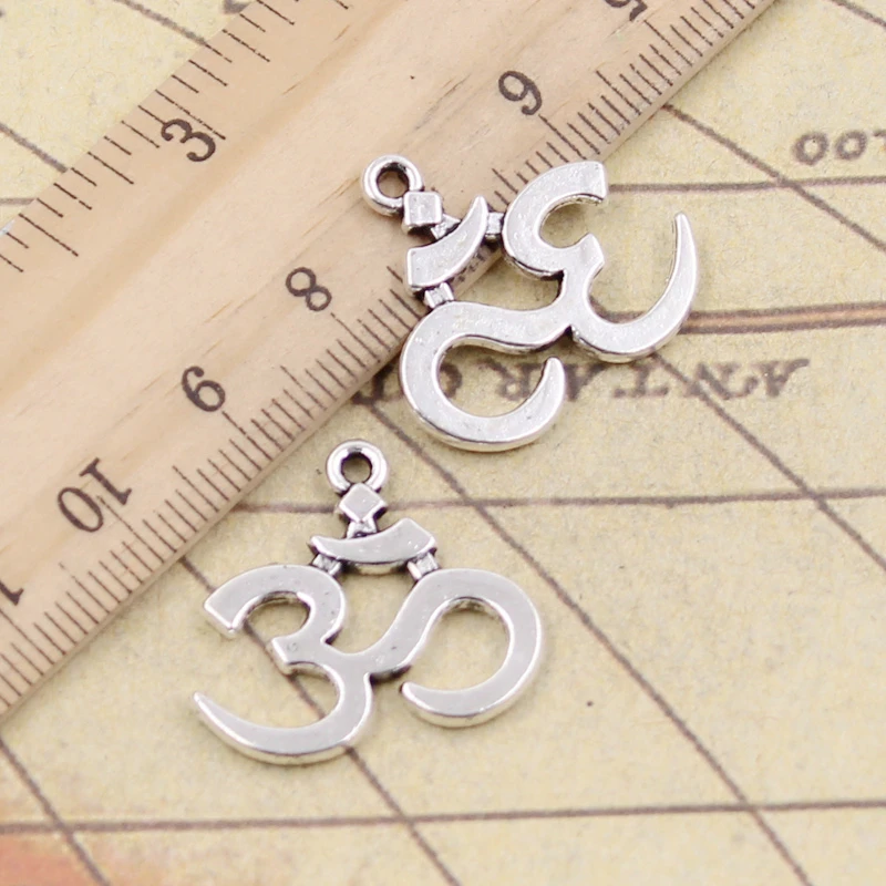 10pcs Charms Yoga Om 23x21mm Tibetan Silver Color Pendants Antique Jewelry Making DIY Handmade Craft
10pcs Charms Yoga Om 23x21mm Tibetan Silver Color Pendants Antique Jewelry Making DIY Handmade Craft