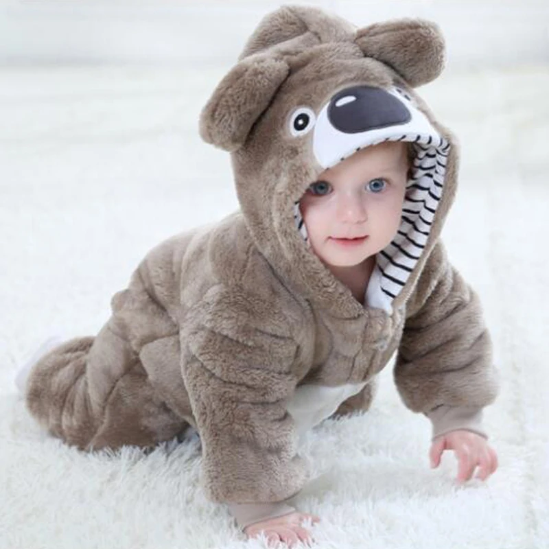 Baby Brown Bear Kigurumi Pajama Clothing Newborn Infant Romper Cartoon Onesie Cosplay Costume Outfit Hooded Onepiece Winter Suit
Baby Brown Bear Kigurumi Pajama Clothing Newborn Infant Romper Cartoon Onesie Cosplay Costume Outfit Hooded Onepiece Winter Suit