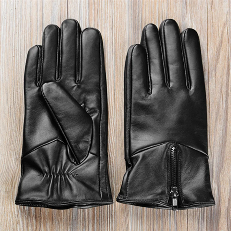 New Arrival Leather winter guantes warm sheepskin Gloves male Leather gloves simple prevent cold Gloves for men Mittens
New Arrival Leather winter guantes warm sheepskin Gloves male Leather gloves simple prevent cold Gloves for men Mittens