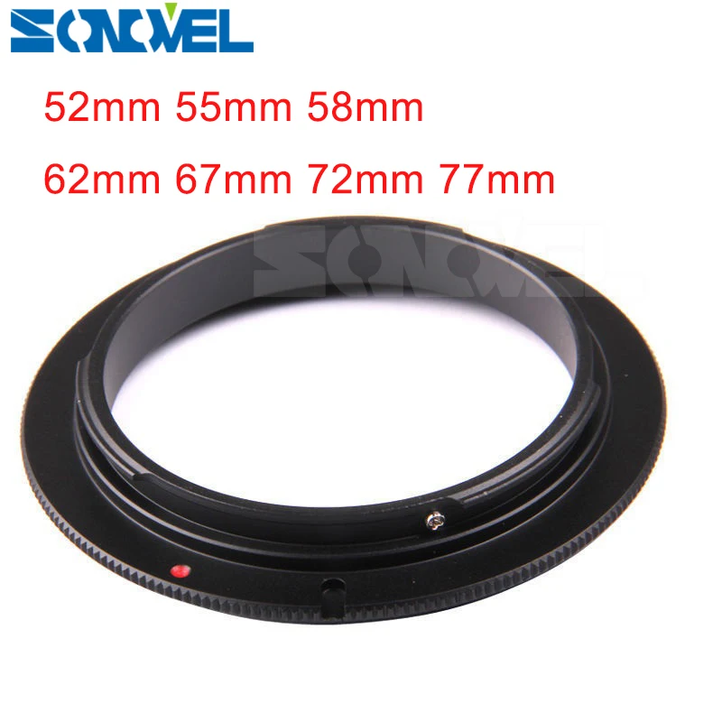 

AI-52mm 55mm 58mm 62mm 67mm 72mm 77mm Accessories Macro Lens Reverse Adapter Ring for Nikon AI AF Mount DSLR Camera lens