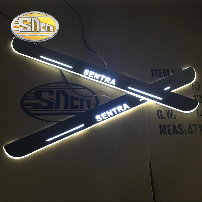 SNCN Led door sill for Nissan Sentra 2012 2013 2014 2015 Door scuff pedal door threshold wearproof courtesy lights
SNCN Led door sill for Nissan Sentra 2012 2013 2014 2015 Door scuff pedal door threshold wearproof courtesy lights