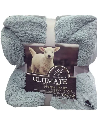 Luxurious Large Warm Thick Sherpa Throw Blanket Coverlet Reversible Fuzzy Microfiber All Season Plaid for Bed or Couch
Luxurious Large Warm Thick Sherpa Throw Blanket Coverlet Reversible Fuzzy Microfiber All Season Plaid for Bed or Couch