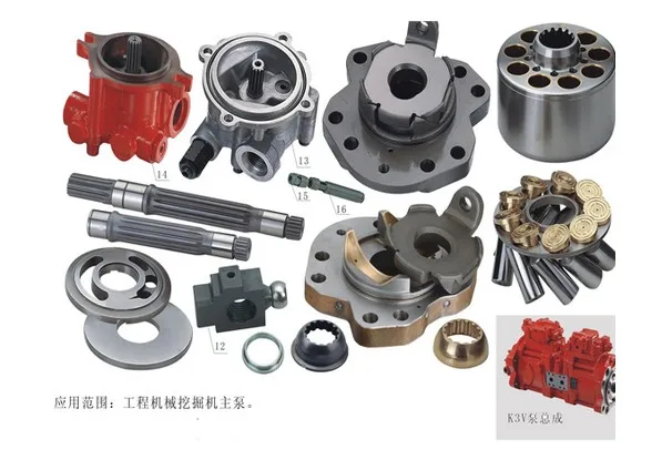 Kawasaki Hydraulic Oil Pump Parts Piston Pump K3V280DT cylinder block valve plate repair kit
Kawasaki Hydraulic Oil Pump Parts Piston Pump K3V280DT cylinder block valve plate repair kit