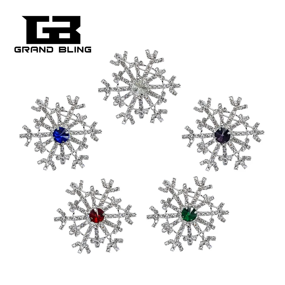 Blingbling Crytal Snowflake Brooch pin Rhinestone Handmade Jewelry with 5 Colors Available
Blingbling Crytal Snowflake Brooch pin Rhinestone Handmade Jewelry with 5 Colors Available