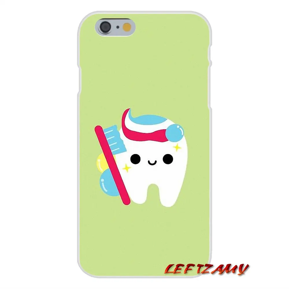 Accessories Cover Cute Cartoon Dentist Dental Crowned Tooth For Samsung Galaxy A5 A6S A7 A8 A9S Star J4 J6 J7 J8 Prime Plus 2018 | Мобильные