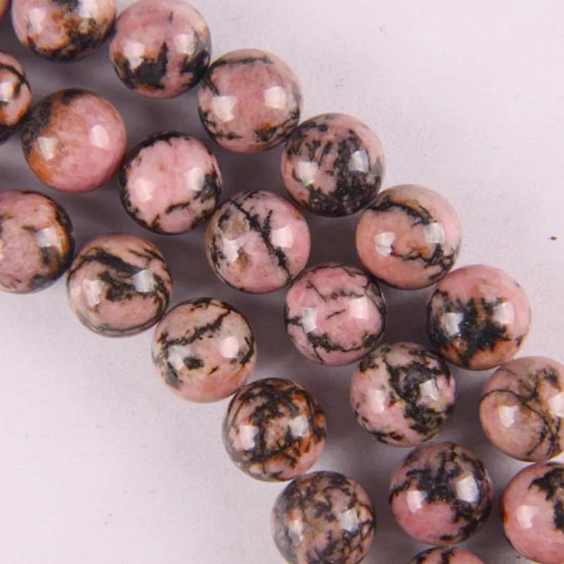 10MM Natural Rhodonite Round Loose Beads 16 Inch Jewelry For Woman Gift Making B043
10MM Natural Rhodonite Round Loose Beads 16 Inch Jewelry For Woman Gift Making B043