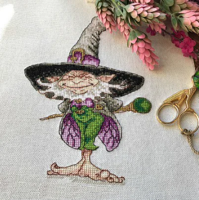 Magician cross stitch kit DMC brand thread animal dog count canvas fabric embroidery handmade needlework craft supplies
Magician cross stitch kit DMC brand thread animal dog count canvas fabric embroidery handmade needlework craft supplies