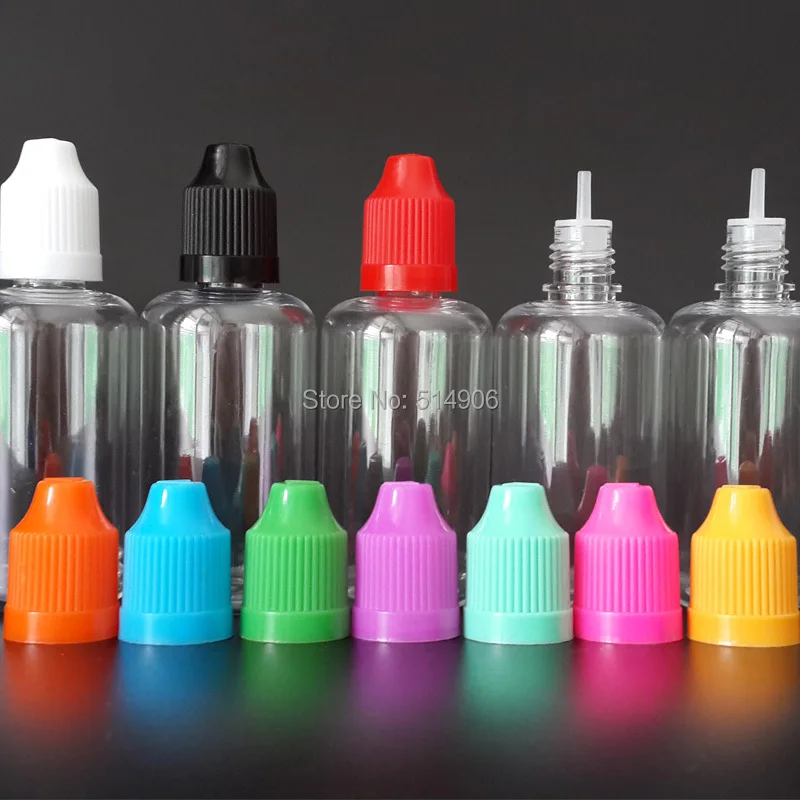 1000pcs 50ml PET E liquid Dropper Bottles with Colorful Childproof Cap and Fine Tips Clear Refillable
1000pcs 50ml PET E liquid Dropper Bottles with Colorful Childproof Cap and Fine Tips Clear Refillable