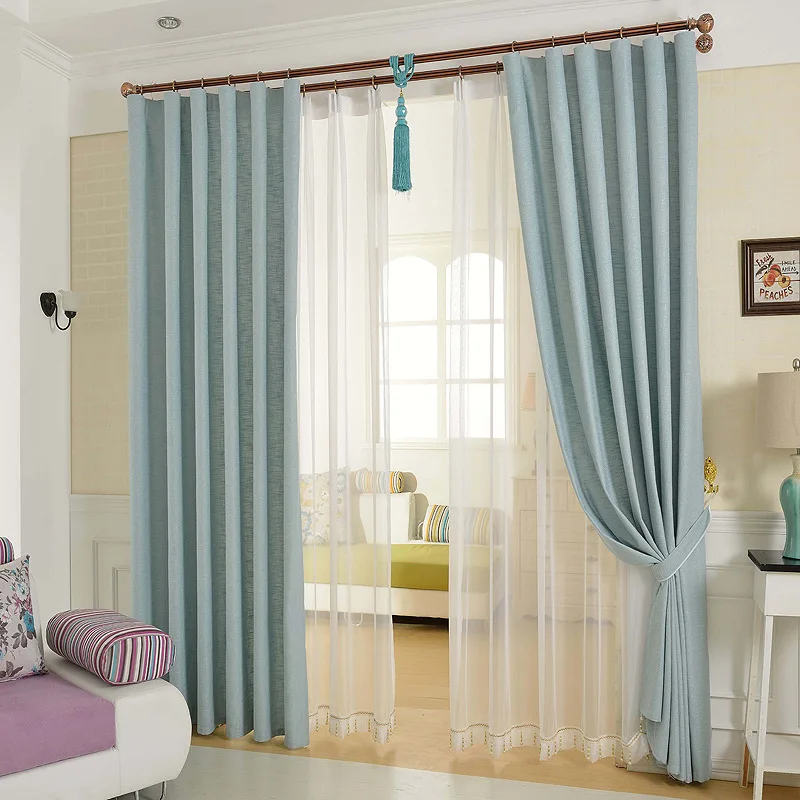 Solid Color Cotton Linen Curtains Cloth Custom for Living Room Bedroom Modern Style Half Shading Curtains 7 Color
Solid Color Cotton Linen Curtains Cloth Custom for Living Room Bedroom Modern Style Half Shading Curtains 7 Color