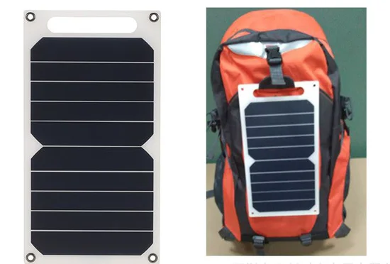 Портативная солнечная зарядная панель GGX ENERGY 6 Вт 5 В подвесной рюкзак для