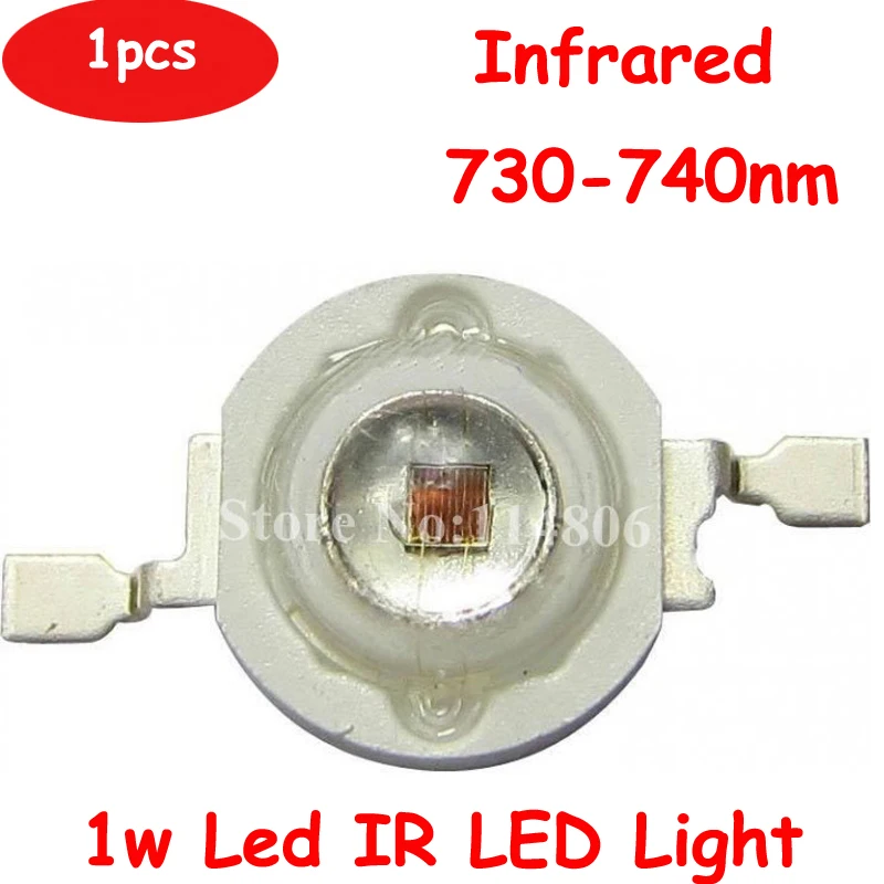 10pcs 1W 45mil Infrared IR 730nm Chip LED Diodes Light Part Input2.4V 600mA For Night Vision CCTV Camera
10pcs 1W 45mil Infrared IR 730nm Chip LED Diodes Light Part Input2.4V 600mA For Night Vision CCTV Camera
