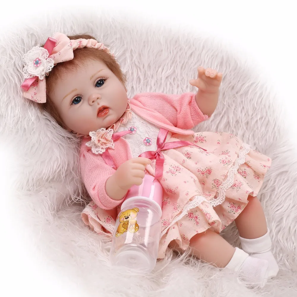 Truly Real 17 Inch Reborn Dolls Girl Baby Newborn Lifelike Babies Handmade Doll Toy With Rooted Mohair Kids Birthday Xmas Gift
Truly Real 17 Inch Reborn Dolls Girl Baby Newborn Lifelike Babies Handmade Doll Toy With Rooted Mohair Kids Birthday Xmas Gift