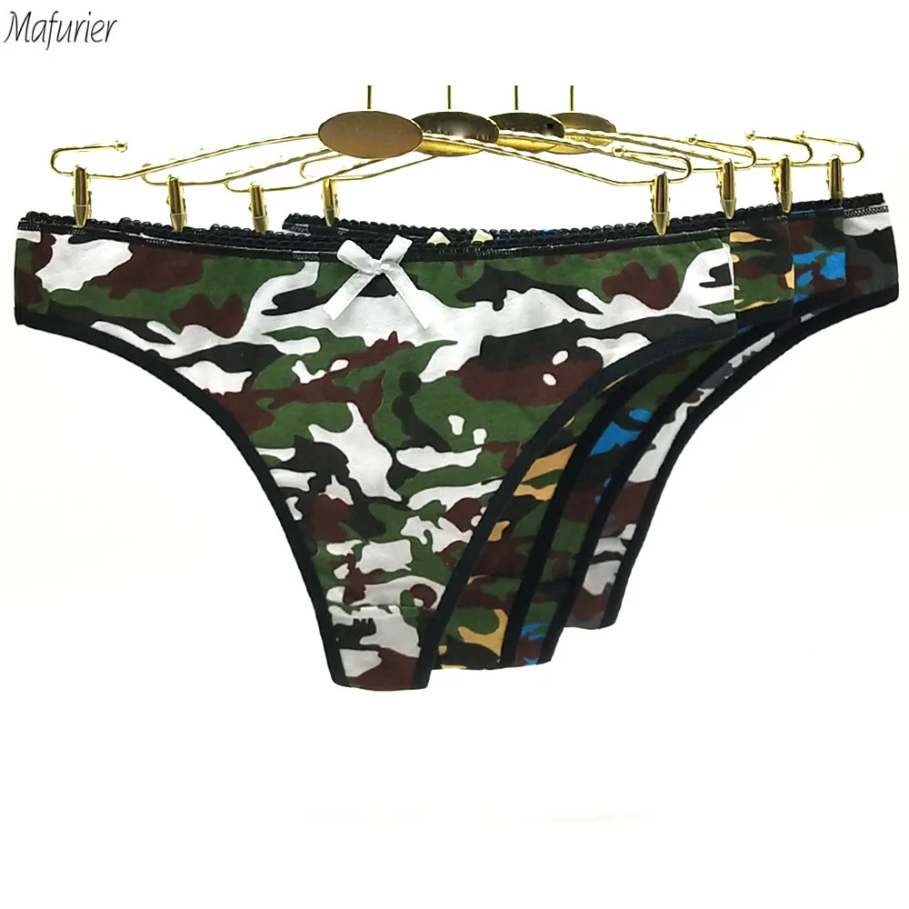 Новые женские камуфляжные хлопковые трусики Mafurier, сексуальное нижнее белье с принтом, стринги, белье, трусики-танга для женщин, 4 шт./лот
Новые женские камуфляжные хлопковые трусики Mafurier, сексуальное нижнее белье с принтом, стринги, белье, трусики-танга для женщин, 4 шт./лот