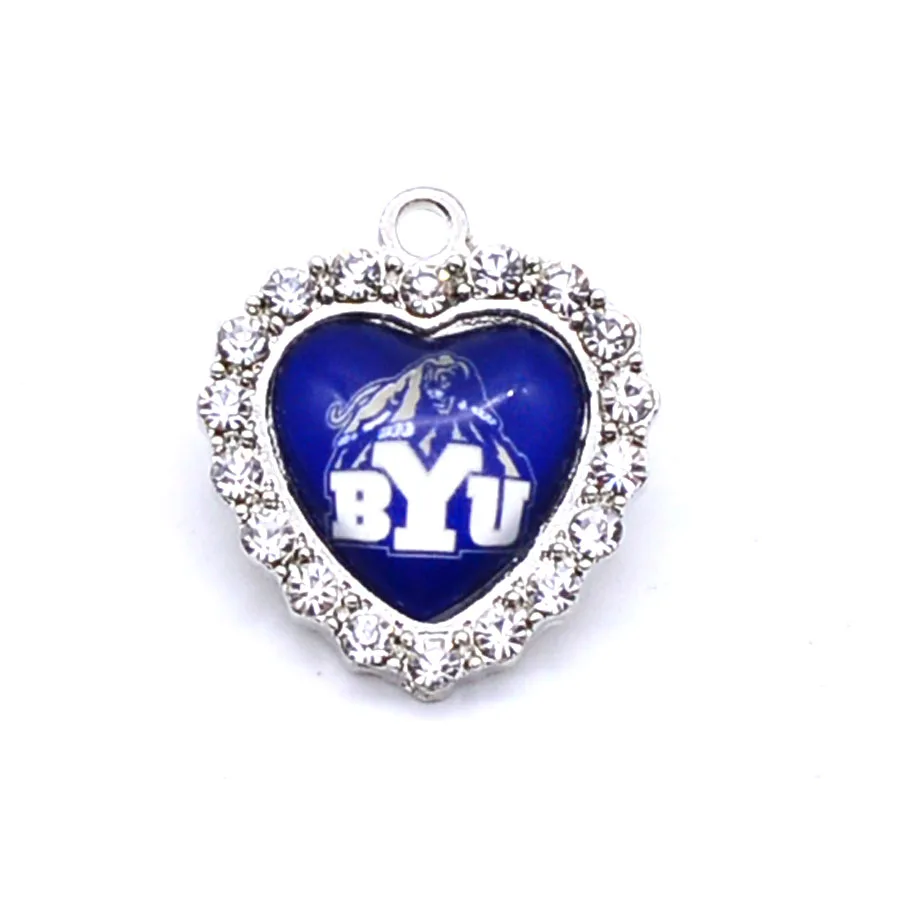 Болтающаяся Университетская подвеска NCAA BYU подходящие Браслеты и ожерелья