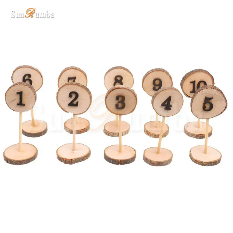 10pcs Vintage Wood Wedding Table Numbers Rack Wedding Table Number Holder Party Direction Signs Supplies Event Party Decoration
10pcs Vintage Wood Wedding Table Numbers Rack Wedding Table Number Holder Party Direction Signs Supplies Event Party Decoration