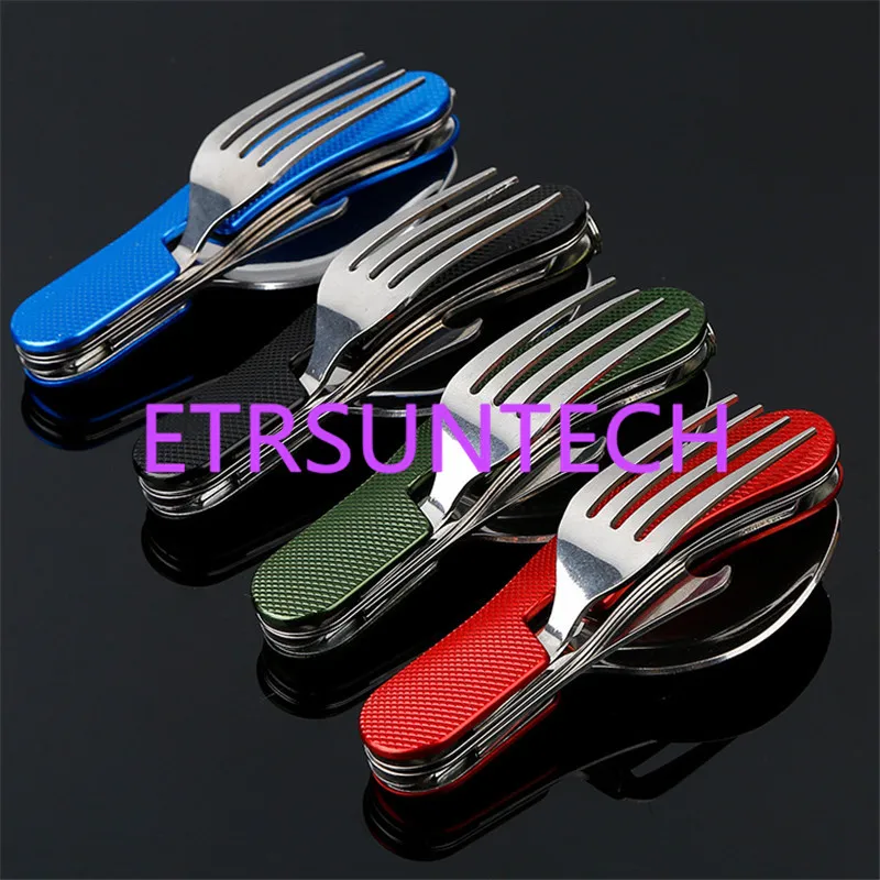 50pcs Multi-function Outdoor Camping Picnic Tableware Stainless Steel Cutlery 4 in 1 Folding Dinnerware Set&Bottle Opener
50pcs Multi-function Outdoor Camping Picnic Tableware Stainless Steel Cutlery 4 in 1 Folding Dinnerware Set&Bottle Opener