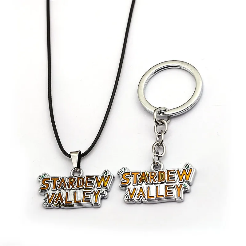 New Game Stardew Valley Keychain Logo Metal Key Ring Chain Pendants Chaveiro Kolye Men Jewelry Porte Clef Colar
New Game Stardew Valley Keychain Logo Metal Key Ring Chain Pendants Chaveiro Kolye Men Jewelry Porte Clef Colar