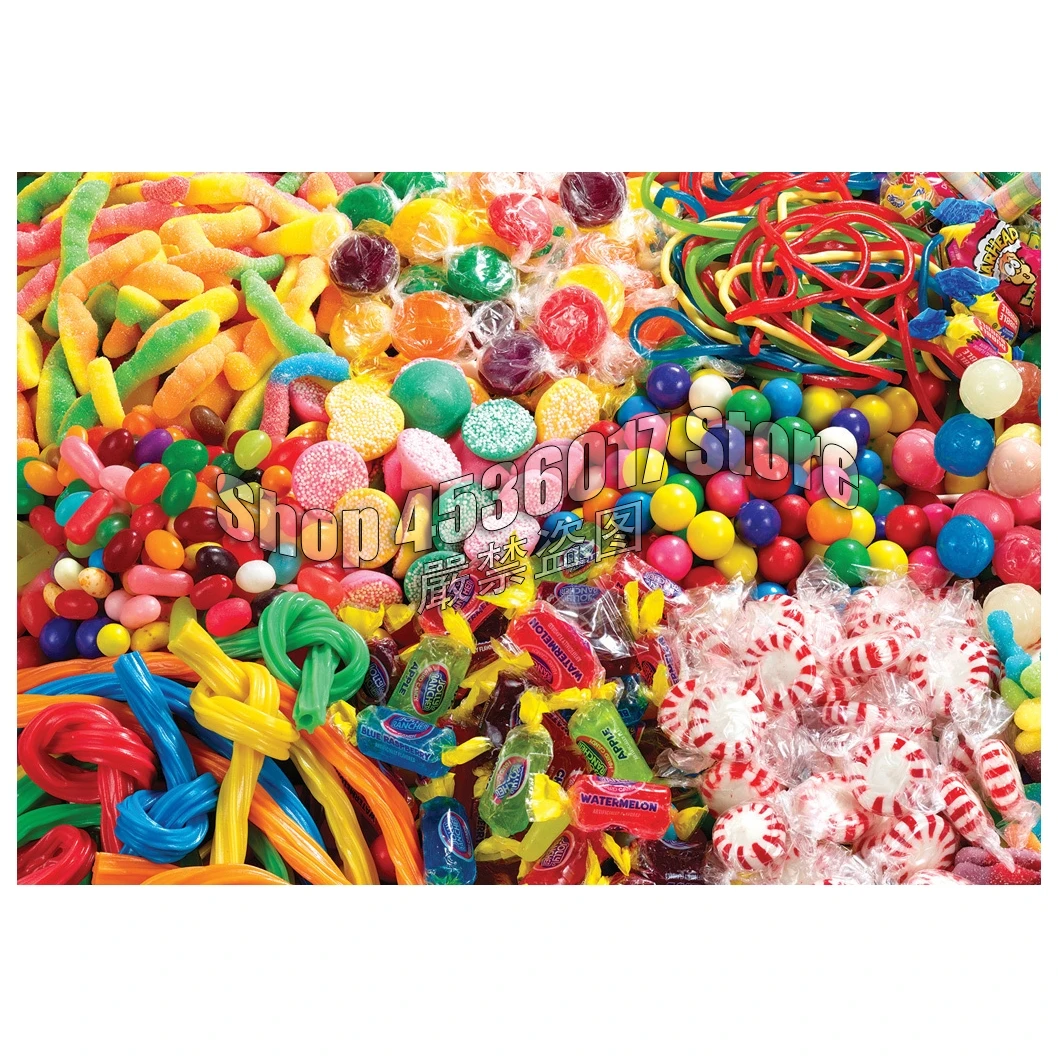 

Candy Mania 5D Diy Diamond Painting Cross Stitch Mosaic Diamond Embroidery Candy & Treat full canvas Rhinestone Paintings